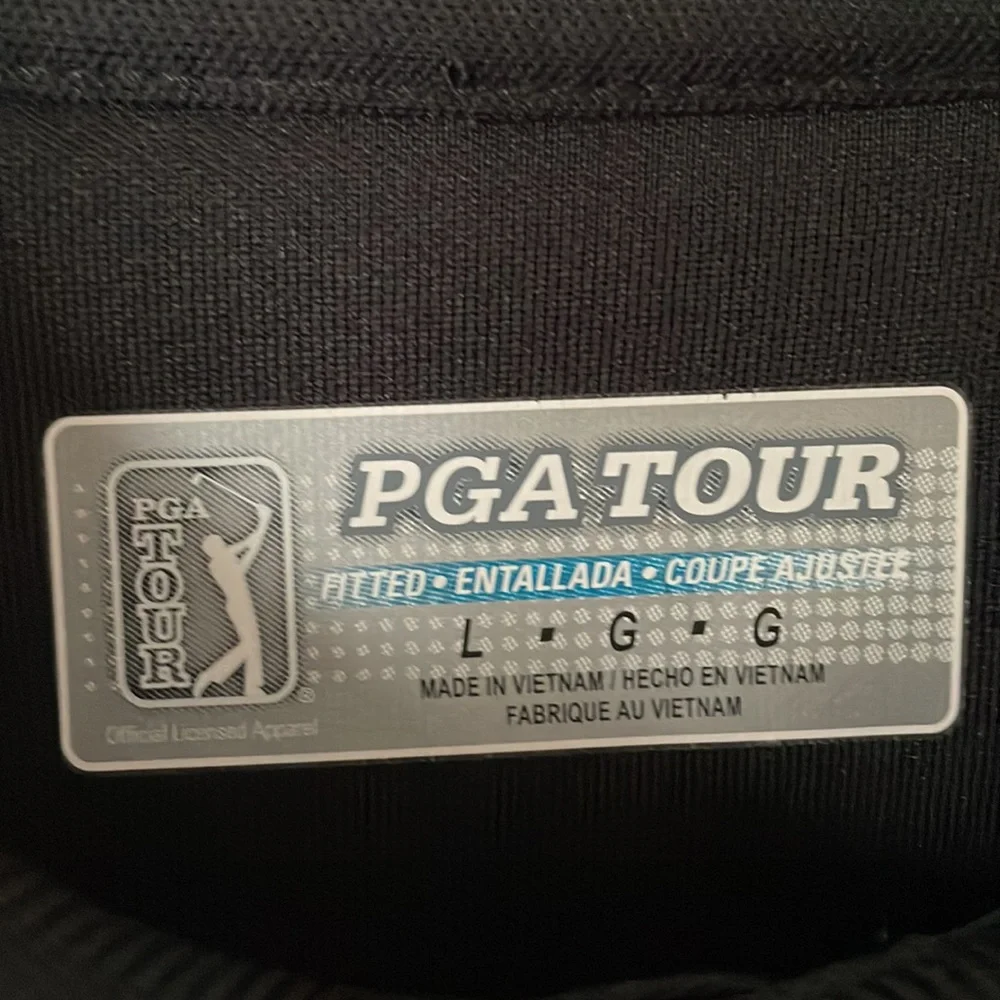 PGA Tour Men’s Fitted Golf Shirt Size Large - Picture 2 of 5